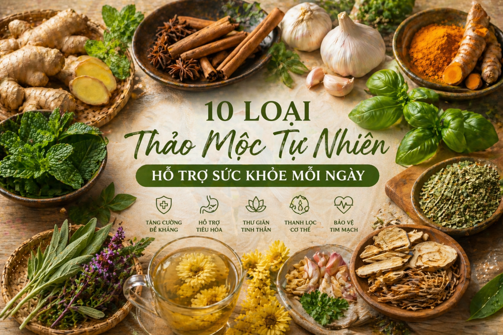 10 Loại Thảo Mộc Tự Nhiên Giúp Bạn Sống Khỏe, Đẹp Và Cân Bằng Mỗi Ngày