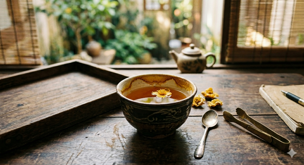 Giải Mã  Bí Ẩn Đằng Sau Vết Ố Trà Hoa Vàng