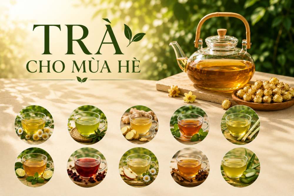 Những Loại Trà Phù Hợp Cho Mùa Hè Giúp Thanh Mát Và Thư Giãn Cơ Thể