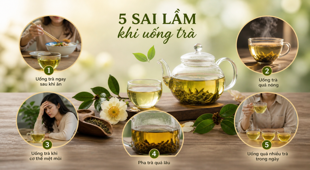 Uống Trà Sai Cách: 5 Thói Quen Nhỏ Có Thể Làm Mất Đi Giá Trị Của Một Tách Trà